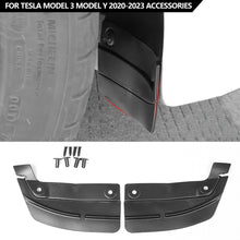 Load image into Gallery viewer, 2Pcs/4Pcs/6Pcs Car Rear Front Wheel Mud Flaps Modification Splash Guards Mud Fenders Kit For Tesla Model 3 Model Y 2020-2023 Accessories
