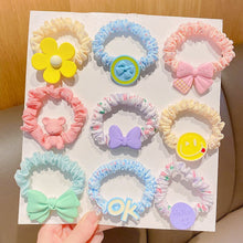Load image into Gallery viewer, 5pcs Women Girl High Elastic Hairbands Simple Basic Rubber Bands Ponytail Holders Scrunchies Fashion Hair Accessories
