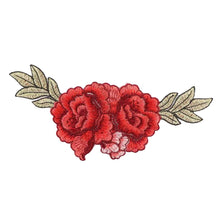 Load image into Gallery viewer, Embroidery Rose Flower Patch Applique DIY Crafts Sticker for Dress Bag Clothes Accessories Badges Sew On Sewing Accessories
