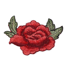 Load image into Gallery viewer, Embroidery Rose Flower Patch Applique DIY Crafts Sticker for Dress Bag Clothes Accessories Badges Sew On Sewing Accessories
