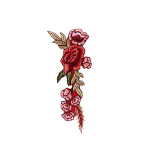 Load image into Gallery viewer, Embroidery Rose Flower Patch Applique DIY Crafts Sticker for Dress Bag Clothes Accessories Badges Sew On Sewing Accessories
