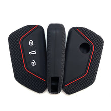 Load image into Gallery viewer, Silicone Car Key 3 Button Key Cases Cover Keychain Protection For VW Golf 8 Mk8 GTI GTD R ID3 ID4 ID.4XCROZZ ID.6X 2020 2021 Accessories
