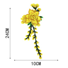 Load image into Gallery viewer, 1pc Embroidery Flower Patch Applique DIY Crafts Sticker for Dress Bag Clothes Accessories Badges Sew On Sewing Accessories
