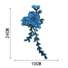 Load image into Gallery viewer, 1pc Embroidery Flower Patch Applique DIY Crafts Sticker for Dress Bag Clothes Accessories Badges Sew On Sewing Accessories
