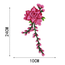 Load image into Gallery viewer, 1pc Embroidery Flower Patch Applique DIY Crafts Sticker for Dress Bag Clothes Accessories Badges Sew On Sewing Accessories
