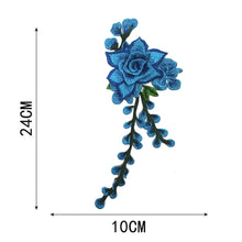 Load image into Gallery viewer, 1pc Embroidery Flower Patch Applique DIY Crafts Sticker for Dress Bag Clothes Accessories Badges Sew On Sewing Accessories
