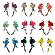 Load image into Gallery viewer, 1pc Embroidery Flower Patch Applique DIY Crafts Sticker for Dress Bag Clothes Accessories Badges Sew On Sewing Accessories
