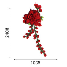 Load image into Gallery viewer, 1pc Embroidery Flower Patch Applique DIY Crafts Sticker for Dress Bag Clothes Accessories Badges Sew On Sewing Accessories

