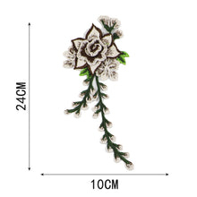 Load image into Gallery viewer, 1pc Embroidery Flower Patch Applique DIY Crafts Sticker for Dress Bag Clothes Accessories Badges Sew On Sewing Accessories

