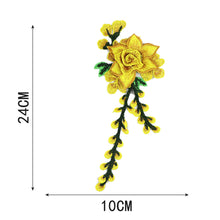 Load image into Gallery viewer, 1pc Embroidery Flower Patch Applique DIY Crafts Sticker for Dress Bag Clothes Accessories Badges Sew On Sewing Accessories
