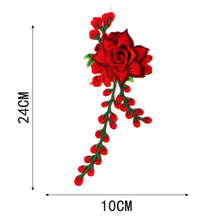 Load image into Gallery viewer, 1pc Embroidery Flower Patch Applique DIY Crafts Sticker for Dress Bag Clothes Accessories Badges Sew On Sewing Accessories
