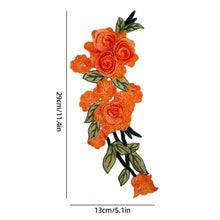 Load image into Gallery viewer, 1pc Embroidery Flower Patch Applique DIY Crafts Sticker for Dress Bag Clothes Accessories Badges Sew On Sewing Accessories
