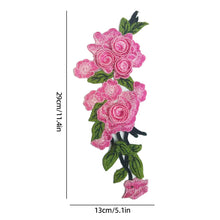 Load image into Gallery viewer, 1pc Embroidery Flower Patch Applique DIY Crafts Sticker for Dress Bag Clothes Accessories Badges Sew On Sewing Accessories
