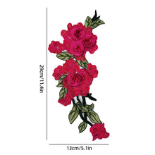 Load image into Gallery viewer, 1pc Embroidery Flower Patch Applique DIY Crafts Sticker for Dress Bag Clothes Accessories Badges Sew On Sewing Accessories
