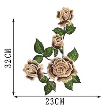 Load image into Gallery viewer, 1pc Embroidery Flower Patch Applique DIY Crafts Sticker for Dress Bag Clothes Accessories Badges Sew On Sewing Accessories
