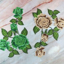 Load image into Gallery viewer, 1pc Embroidery Flower Patch Applique DIY Crafts Sticker for Dress Bag Clothes Accessories Badges Sew On Sewing Accessories
