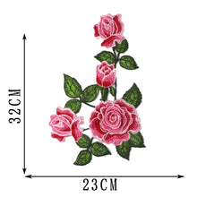 Load image into Gallery viewer, 1pc Embroidery Flower Patch Applique DIY Crafts Sticker for Dress Bag Clothes Accessories Badges Sew On Sewing Accessories
