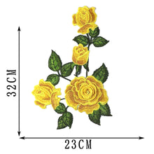 Load image into Gallery viewer, 1pc Embroidery Flower Patch Applique DIY Crafts Sticker for Dress Bag Clothes Accessories Badges Sew On Sewing Accessories
