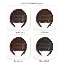 Load image into Gallery viewer, Wig Bangs Hairband Natural Forehead Wig Patch Invisible Traceless Fake Bangs Hair Hoop Simple Convenient Hair Accessory
