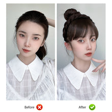Load image into Gallery viewer, Wig Bangs Hairband Natural Forehead Wig Patch Invisible Traceless Fake Bangs Hair Hoop Simple Convenient Hair Accessory
