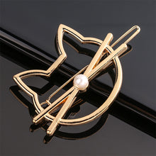 Load image into Gallery viewer, Simple Versatile Alloy Hollow Hair Clip Multiple Shaped Bangs Hairpin Headwear Hair Accessory for Female
