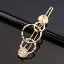 Load image into Gallery viewer, Simple Versatile Alloy Hollow Hair Clip Multiple Shaped Bangs Hairpin Headwear Hair Accessory for Female
