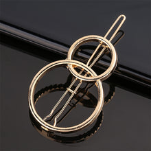 Load image into Gallery viewer, Simple Versatile Alloy Hollow Hair Clip Multiple Shaped Bangs Hairpin Headwear Hair Accessory for Female
