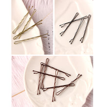 Load image into Gallery viewer, 50pcs/pack Simple Alloy Hair Clips High Elasticity Durable Wave Clamp Hairpins Headwear Hair Accessory
