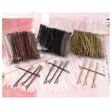 Load image into Gallery viewer, 50pcs/pack Simple Alloy Hair Clips High Elasticity Durable Wave Clamp Hairpins Headwear Hair Accessory
