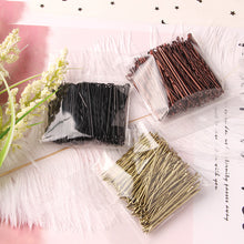 Load image into Gallery viewer, 50pcs/pack Simple Alloy Hair Clips High Elasticity Durable Wave Clamp Hairpins Headwear Hair Accessory
