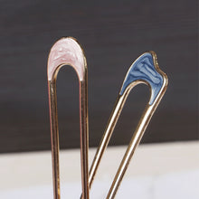 Load image into Gallery viewer, Simple Alloy U-shaped Hairpin Temperament Versatile Durable Updo Hairpin Headwear Hair Accessories for Women
