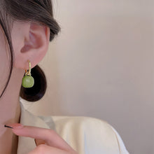 Load image into Gallery viewer, Three-dimensional Heart-shaped Square Earrings Temperamental Simple Earrings Ear Studs Women Jewelry Accessories
