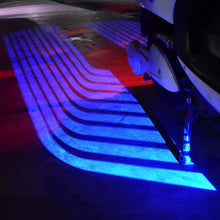 Load image into Gallery viewer, Motorcycle Car Projector Angel Wing LED Lamps Modified Moto Tail Lights Carpet Underglow Welcome Brake Taillights Bulbs 9-36V
