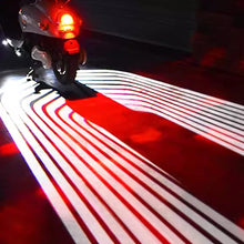 Load image into Gallery viewer, Motorcycle Car Projector Angel Wing LED Lamps Modified Moto Tail Lights Carpet Underglow Welcome Brake Taillights Bulbs 9-36V
