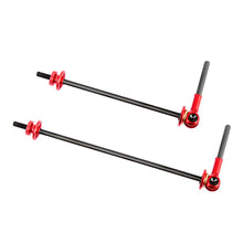 Load image into Gallery viewer, 1Pair Mountain Bike Quick Removal Rod Titanium Alloy Carbon Fiber Road Bicycle Wheel Set Flower Drum Pull Rod Quick Release Mtb Accessories
