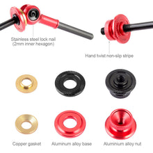 Load image into Gallery viewer, 1Pair Mountain Bike Quick Removal Rod Titanium Alloy Carbon Fiber Road Bicycle Wheel Set Flower Drum Pull Rod Quick Release Mtb Accessories
