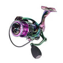 Load image into Gallery viewer, All Metal Colorful Electroplated Spinning Wheel 14+1 Bearing Long Cast Sea Rod Fishing Line Wheel Perch Tip Snakehead Fishing Accessories
