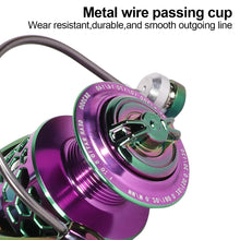 Load image into Gallery viewer, All Metal Colorful Electroplated Spinning Wheel 14+1 Bearing Long Cast Sea Rod Fishing Line Wheel Perch Tip Snakehead Fishing Accessories
