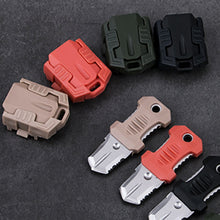 Load image into Gallery viewer, Outdoor Portable Beetle Mini Knife Unopened Edge Molle System EDC Portable Tool Webbed Buckle Outdoor Survival Gadget
