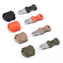 Load image into Gallery viewer, Outdoor Portable Beetle Mini Knife Unopened Edge Molle System EDC Portable Tool Webbed Buckle Outdoor Survival Gadget
