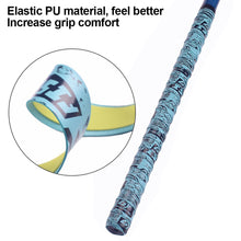 Load image into Gallery viewer, 2M PU Printed Fishing Rod Wrap Strap Pressed Keel Hand Rubber Elastic Comfortable Non-Slip Sweatband
