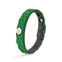 Load image into Gallery viewer, Hexagon Grain Silicone Negative Ion Bracelet Anti-Static Black Technology Energy Sport Adjustable Bracelet Basketball Star Model
