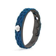 Load image into Gallery viewer, Hexagon Grain Silicone Negative Ion Bracelet Anti-Static Black Technology Energy Sport Adjustable Bracelet Basketball Star Model

