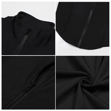 Load image into Gallery viewer, Women Slim-Fit Sports Sleeveless Standing Tie Zipper Vest Running Fitness Stretch Tight Vest Wadding Sweat Quick Drying Yoga Clothes
