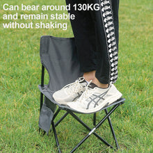 Load image into Gallery viewer, Outdoor Foldable Portable Picnic Camping Chair Sketching Stool 600D Oxford Cloth Bearing 100KG Fishing Chair
