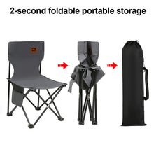 Load image into Gallery viewer, Outdoor Foldable Portable Picnic Camping Chair Sketching Stool 600D Oxford Cloth Bearing 100KG Fishing Chair
