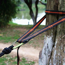 Load image into Gallery viewer, 2PCS 5+1 Ring Hammock Special Adjustment Strap Outdoor Camping High Strength Polyester Silk Strap Bearing Strong Easy Installation
