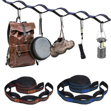 Load image into Gallery viewer, 2PCS 5+1 Ring Hammock Special Adjustment Strap Outdoor Camping High Strength Polyester Silk Strap Bearing Strong Easy Installation
