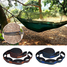 Load image into Gallery viewer, 2PCS 5+1 Ring Hammock Special Adjustment Strap Outdoor Camping High Strength Polyester Silk Strap Bearing Strong Easy Installation
