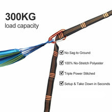 Load image into Gallery viewer, 2PCS 5+1 Ring Hammock Special Adjustment Strap Outdoor Camping High Strength Polyester Silk Strap Bearing Strong Easy Installation
